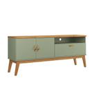 Rack / Bancada SI 1.60m Estilo Retrô Para TV Até 60'' Cor Alecrim / Cinamomo Rack / Bancada SI 1.60m Estilo Retrô Para TV Até 60'' Cor Alecrim / Cinamomo