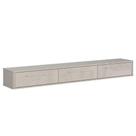 Rack Bancada Suspensa Para Tv De Até 75 3 Portas Bela 2.2 Off White
