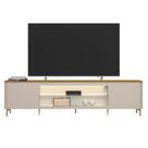 Rack Bancada Switch MDP/MDF TV até 85 Polegadas LED Prateleiras Tauari/Off White G77 - Gran Belo Rack Bancada Switch MDP/MDF TV até 85 Polegadas LED Prateleiras Tauari/Off White G77 - Gran Belo