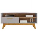 Rack Bancada Tv 55 Pol 136 Cm Paladio Off White Cinamomo Bechara