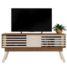 Rack Bancada Tv 65 Pol 150 cm 2 Portas Frizz Naturale Off White MADETEC