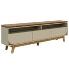 Rack Bancada Tv 75 Pol 3G 200 cm Selene Cumaru Opala MADETEC