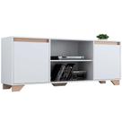 Rack Benevello Em MDP Fosco 2 Portas 3 Prateleiras Dobradiças Metálicas Quiditá Rack Benevello Em MDP Fosco 2 Portas 3 Prateleiras Dobradiças Metálicas Quiditá