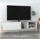Rack BRV BR 51 Aspen com Design Minimalista e Linhas Retas Branco