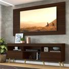 Rack c/ Painel e Suporte p/ TV 65" e Pés Retrô Flórida Multimóveis Duna/Natural Rack c/ Painel e Suporte p/ TV 65" e Pés Retrô Flórida Multimóveis Duna/Natural