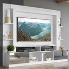 Rack c/ Painel e Suporte TV 65" Portas c/ Espelho Oslo Multimóveis Branco Rack c/ Painel e Suporte TV 65" Portas c/ Espelho Oslo Multimóveis Branco