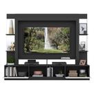 Rack C/ Painel Suporte 65 C/ Espelho Preto/Branco