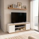Rack Cava Sala Tv Até 45 Polegadas Pequeno Sofisticado Home