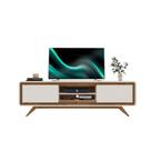 Rack Channel 2.2 Off White/Nature - Potenza Móveis Rack Channel 2.2 Off White/Nature - Potenza Móveis