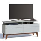 Rack Classic 146cm 2 Gavetas com Prateleira Branco Acetinado - Imcal Rack Classic 146cm 2 Gavetas com Prateleira Branco Acetinado - Imcal
