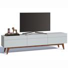Rack Classic 3 Gavetas 2.2 Imcal 1069 Branco Sala Para Tv
