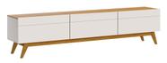 Rack Classic 3G 1.8 Off White com Nature - Imcal Móveis
