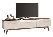 Rack Classic 3G 2.2 Off White com Freijó - Imcal Móveis