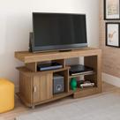 Rack Com 1 Porta Deslizante e 3 Artely Royal Cor Pinho