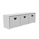 Rack Com Baús De Brinquedos Infantil Menina Mariana 100% Mdf