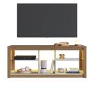 Rack Com Led 02 Prateleiras Em Vidro 136cm Mel Arenas Proddy Mel Arenas