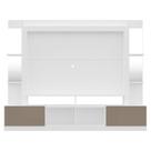 Rack com Painel 65 Prateleiras com Espelho Oslo Branco