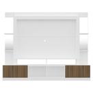 Rack com Painel 65 Prateleiras com Espelho Oslo Branco