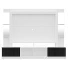 Rack com Painel 65 Prateleiras com Espelho Oslo Branco