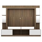 Rack com Painel 65 Prateleiras com Espelho Oslo Madeirado