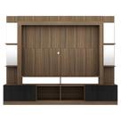 Rack com Painel 65 Prateleiras com Espelho Oslo Madeirado