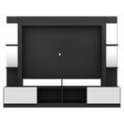 Rack com Painel 65 Prateleiras com Espelho Oslo Preto