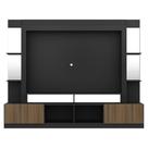 Rack com Painel 65 Prateleiras com Espelho Oslo Preto