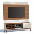 Rack com Painel Classic AD 1.8 Freijó com Off White - Imcal Móveis
