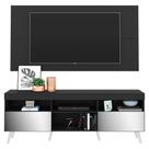 Rack com Painel e Suporte TV 65" Retrô com Espelho Flórida Multimóveis V3142 Rack com Painel e Suporte TV 65" Retrô com Espelho Flórida Multimóveis V3142