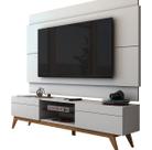 Rack com Painel Para TV 55 Polegadas Branco Classic 2G 1.8 - Imcal Móveis
