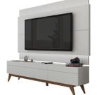 Rack com Painel Para TV 55 Polegadas Branco Classic 3G 1.8 com LED - Imcal Móveis