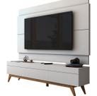 Rack com Painel Para TV 55 Polegadas Branco Classic 3G 1.8 - Imcal Móveis