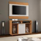 Rack com Painel para TV até 43 Polegadas 106cmx153cm Show Amarelo Freijó Trend/Off White