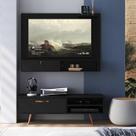 Rack com Painel para TV até 50 Polegadas 125cmx90cm Miami Califórnia