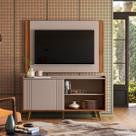 Rack com Painel para TV até 50 Polegadas MDF 160cmx160,5cm Fresno New Austin Cinza Grigio Fosco/Cinamomo Mel Rack com Painel para TV até 50 Polegadas MDF 160cmx160,5cm Fresno New Austin Cinza Grigio Fosco/Cinamomo Mel