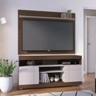 Rack com Painel para TV até 55 Polegadas 136cmx169cm 2 Portas Yara Maia