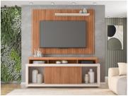 Rack com Painel para TV até 70 Polegadas Aegon Freijó/Off White - Caemmun
