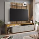 Rack com Painel para TV até 75 Polegadas com LED 200cmx191,8cm Reims