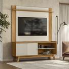 Rack com Painel para TV até 75 Polegadas Extensível 1 Porta Esmeralda Tulum Linea Brasil