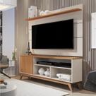 Rack com Painel Retrô para TV até 50 Polegadas 136cmx198cm Malbec Vivare