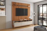 Rack com Painel Ripado Frisado para Sala Oslo / Elegance 1.90 Lukaliam