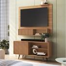 Rack com Painel Ripado para TV até 55 Polegadas 136cmx108cm San Diego Tucson