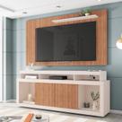 Rack com Painel Ripado para TV até 65 Polegadas MDF 180cmx174cm Esmeralda