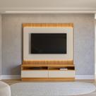Rack com Painel Ripado para TV até 70 Polegadas com LED MDF 180cmx198cm São Paulo