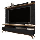 Rack com Painel Sala Estar Vivare Wood 1.8 Tv 72 3 Gavetas