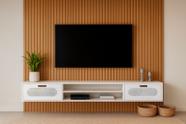 Rack Com Painel Tv 65 Polegadas Nature Para Sala Moderna