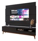 Rack com Painel Wall 1.8 Preto - MoveisAqui
