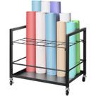 Rack de armazenamento Blueprint VEVOR 20 slots com rodas e carrinho de metal