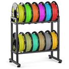 Rack de armazenamento de filamentos para impressora 3D MAYJOY Desktop de 2 camadas