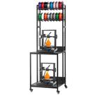 Rack de armazenamento de filamentos para impressora 3D VEVOR de 4 camadas com rodas